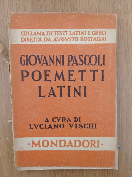 Poemetti latini - copertina