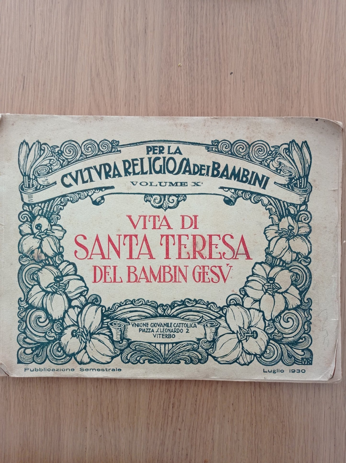 VIta di Santa Teresa del Bambin Gesù - copertina