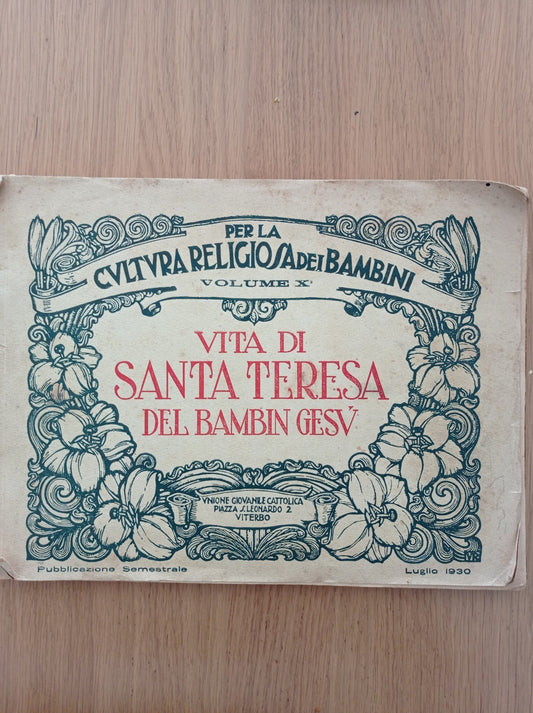 VIta di Santa Teresa del Bambin Gesù - copertina