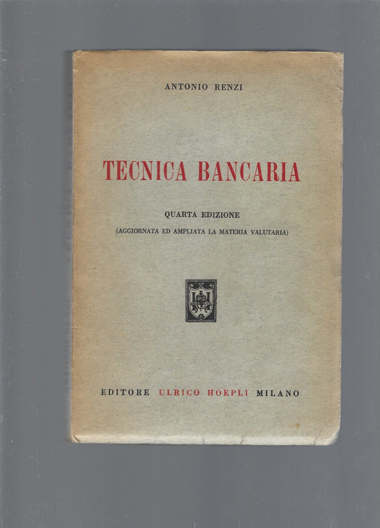 Tecnica bancaria - copertina