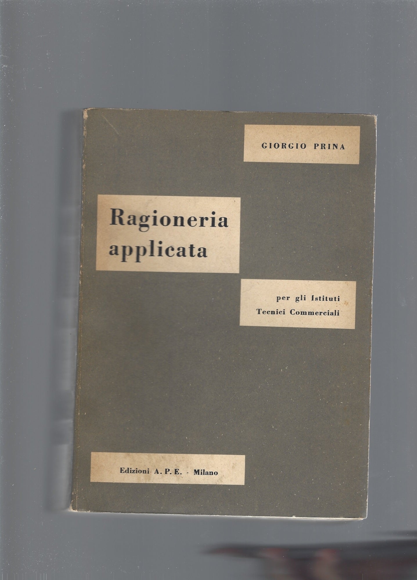 Ragioneria applicata - copertina