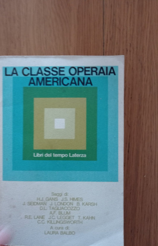 La classe operaia americana - copertina
