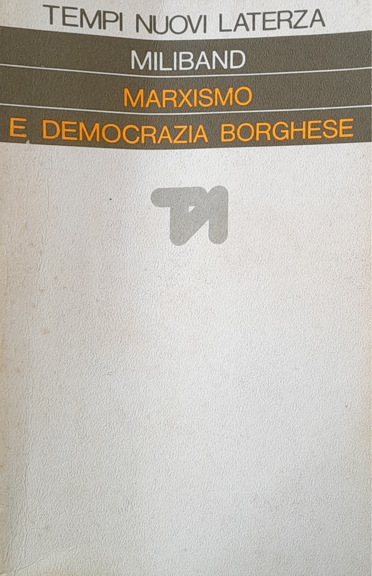 Marxismo e democrazia borghese - copertina