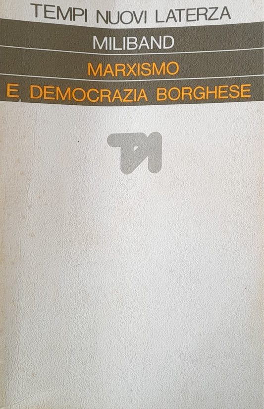Marxismo e democrazia borghese - copertina