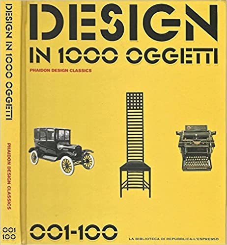 Design in 1000 oggetti. Phaidon design classics 001 - 100. - copertina