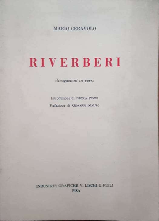 Riverberi - copertina