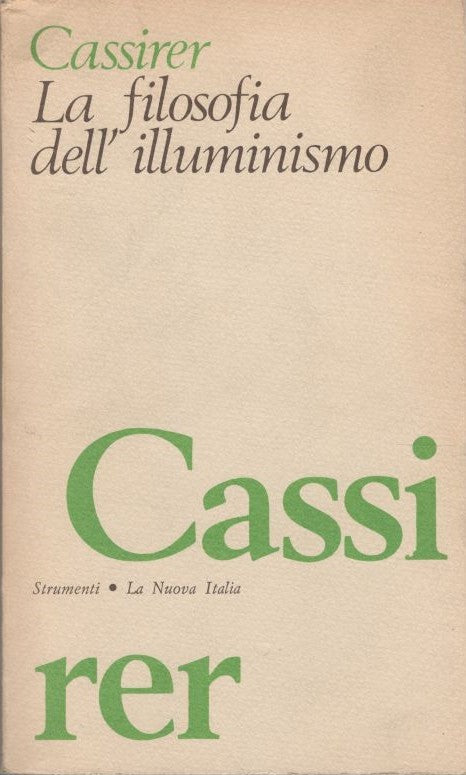 La filosofia dell'Illuminismo - copertina