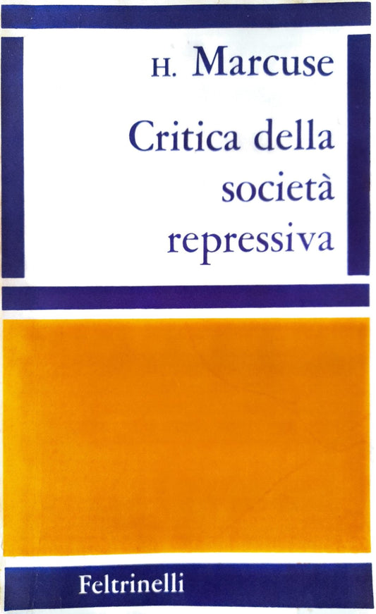Critica della società repressiva - copertina