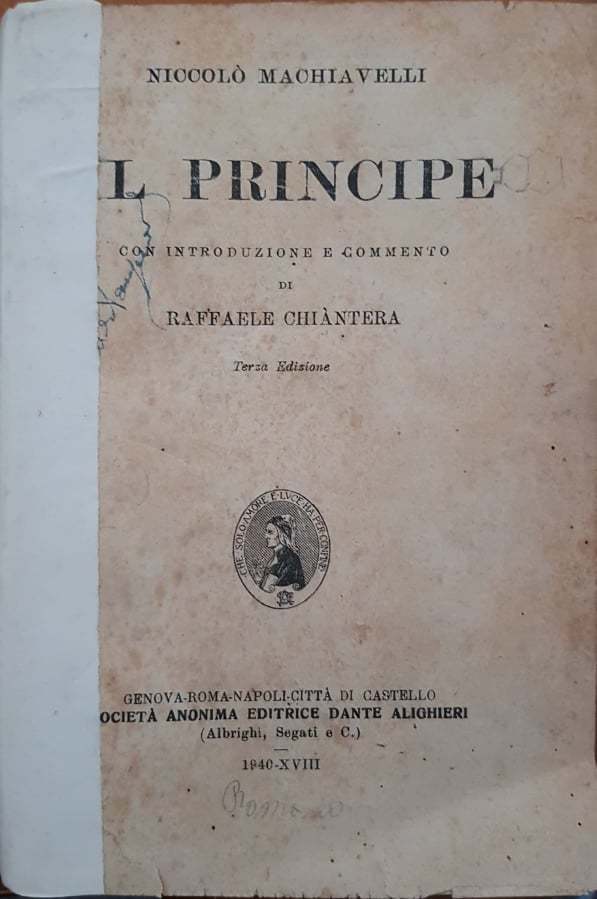 Il Principe - copertina