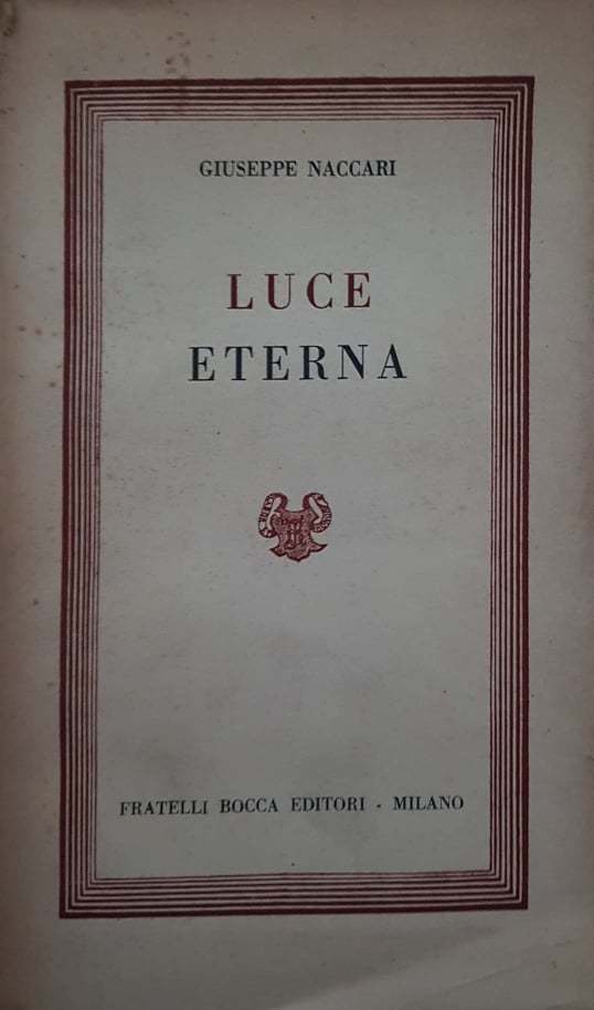 Luce Eterna - copertina
