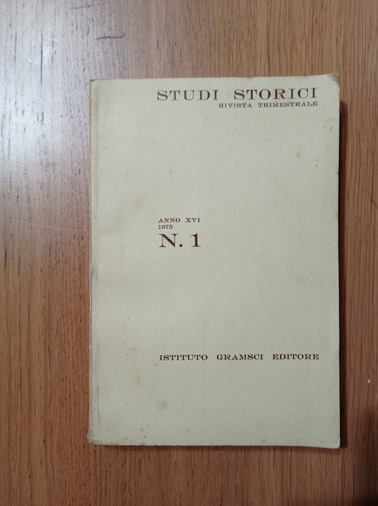 Studi storici - copertina