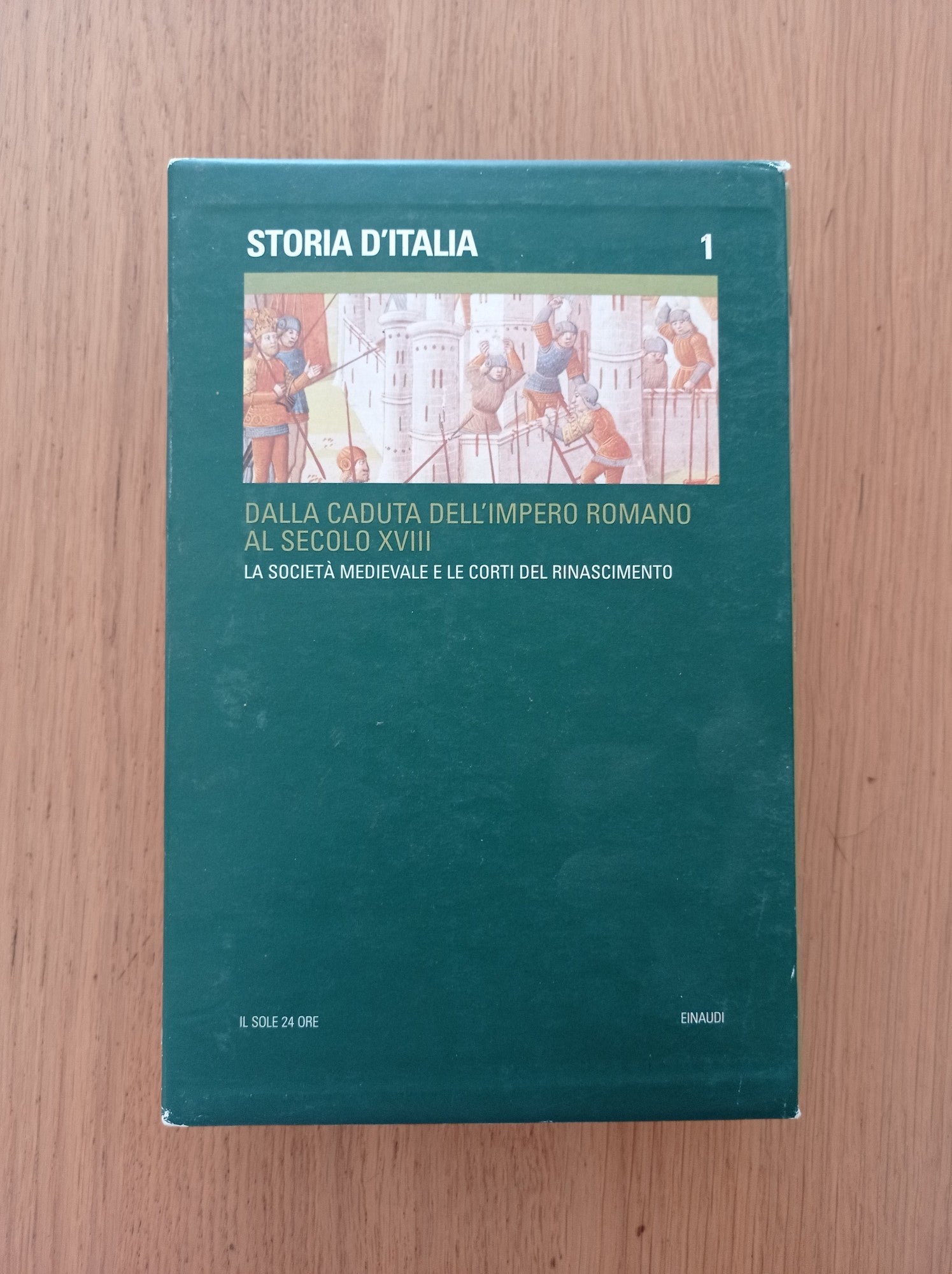 Dalla caduta dell'Impero Romano al secono XVIII - copertina