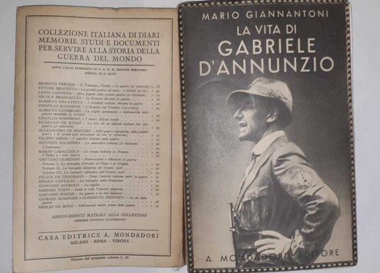 La vita di Gabriele D'Annunzio - copertina