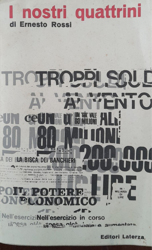 I nostri quattrini - copertina