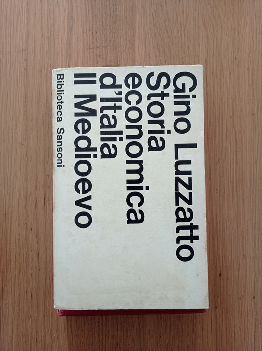 Storia economica d'Italia: Il Medioevo - copertina