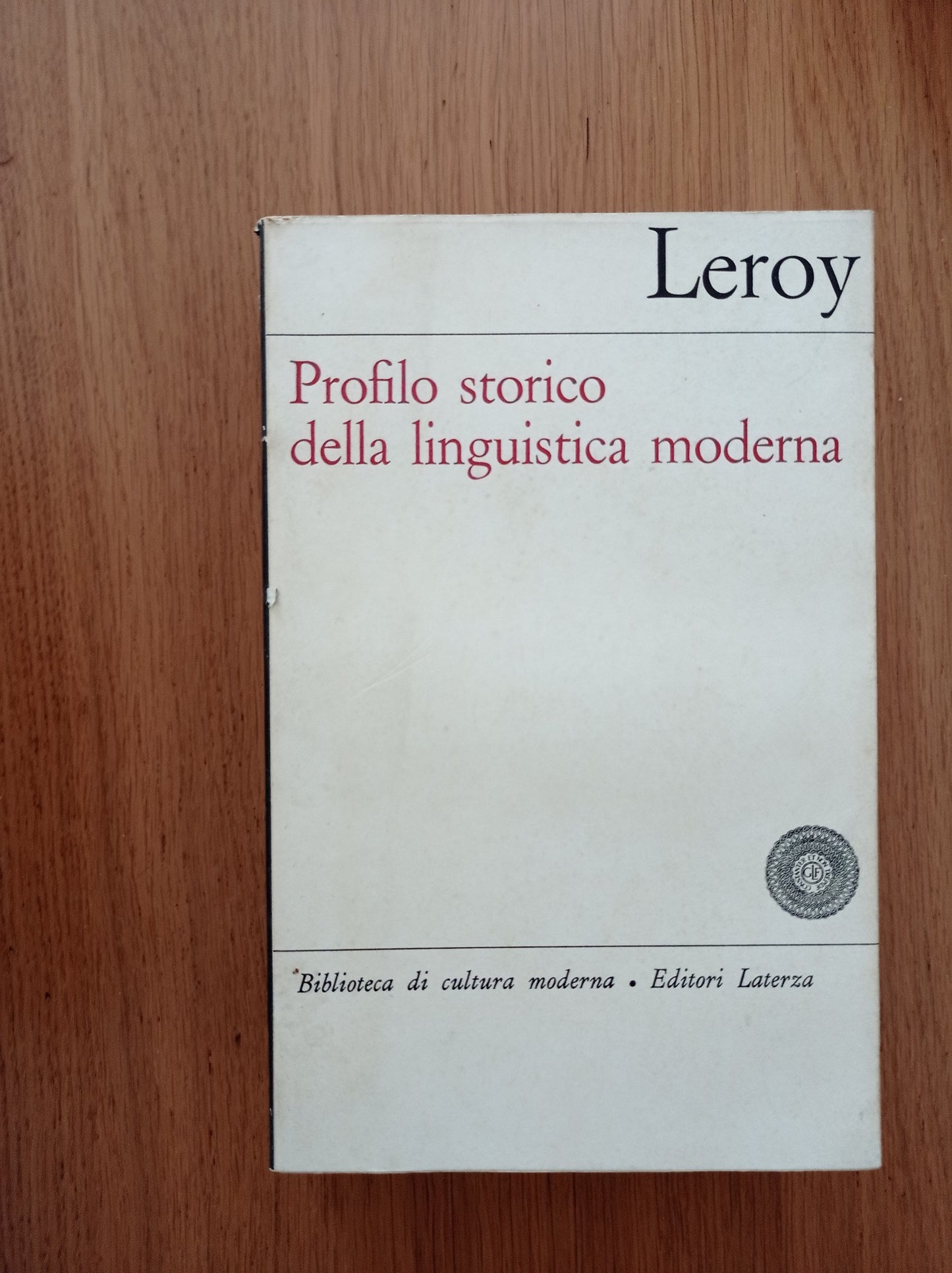 Profilo storico della linguistica moderna - copertina