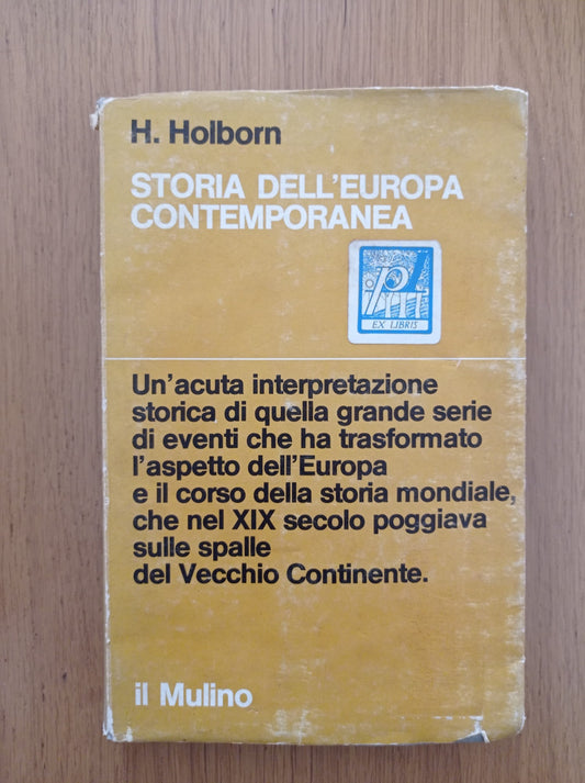 Storia dell'Europa contemporanea - copertina