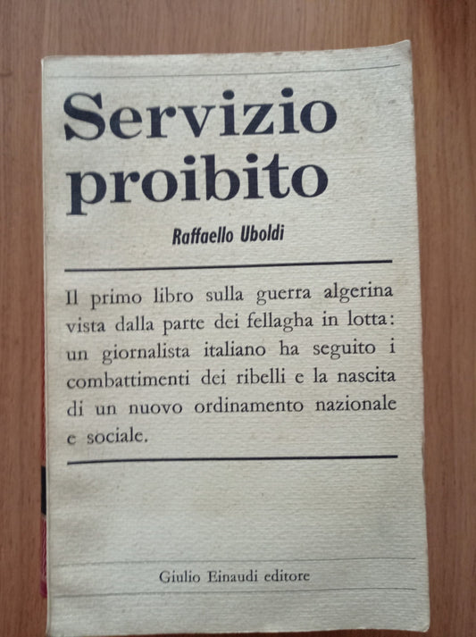 Servizio proibito - copertina