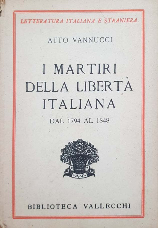 I martiri della libertà italiana - copertina