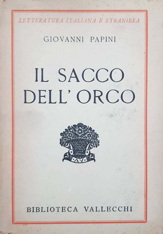Il sacco dell'orco - copertina