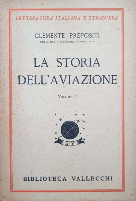 La storia dell'aviazione (volume 1) - copertina