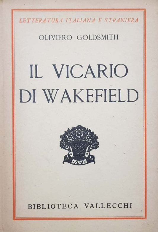 Il vicario di Wakefield - copertina