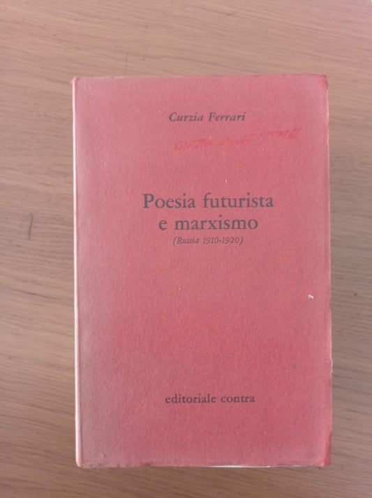 Poesia futurista e marxismo - copertina