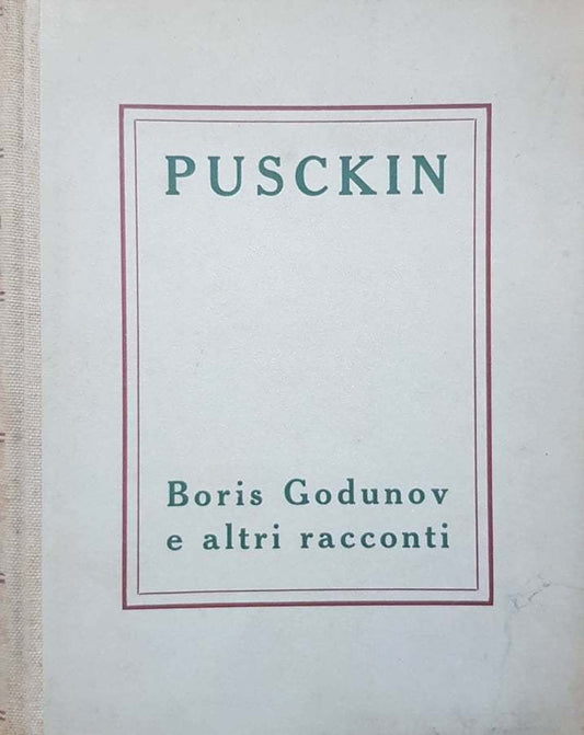 Boris Godunov e altri racconti - copertina