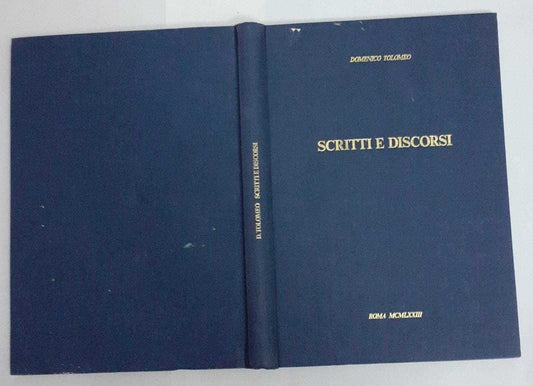 Scritti e discorsi - copertina