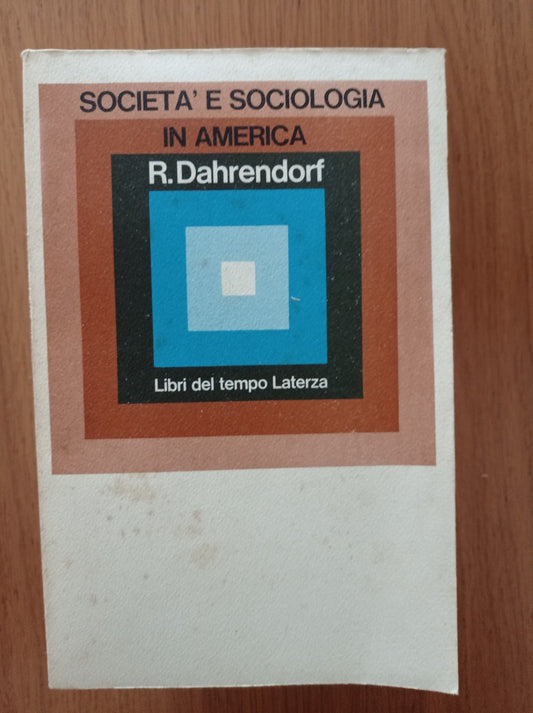 Società e sociologia in America - copertina