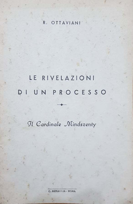 Le rivelazioni di un processo - copertina