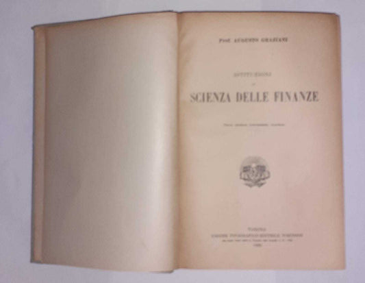 Istituzioni di scienza delle finanze - copertina