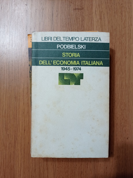 Storia dell'economia italiana - copertina