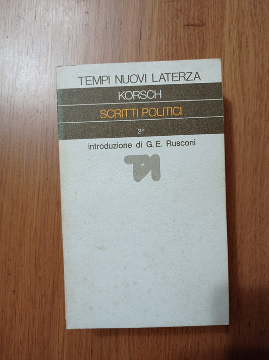 Scritti politici - copertina