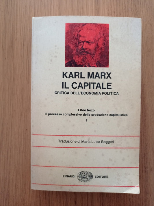 Il capitale Libro terzo - copertina