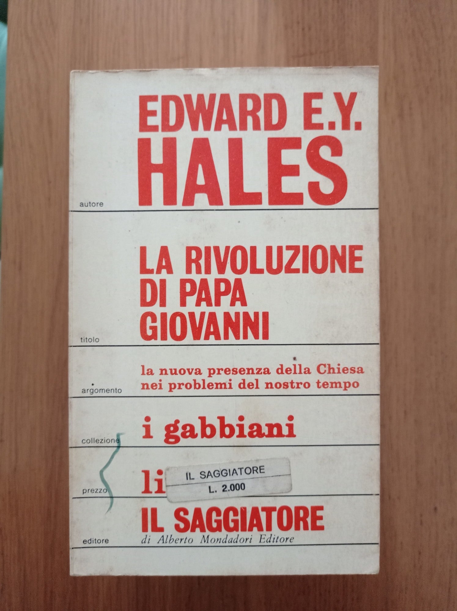 La rivoluzione di Papa Giovanni - copertina