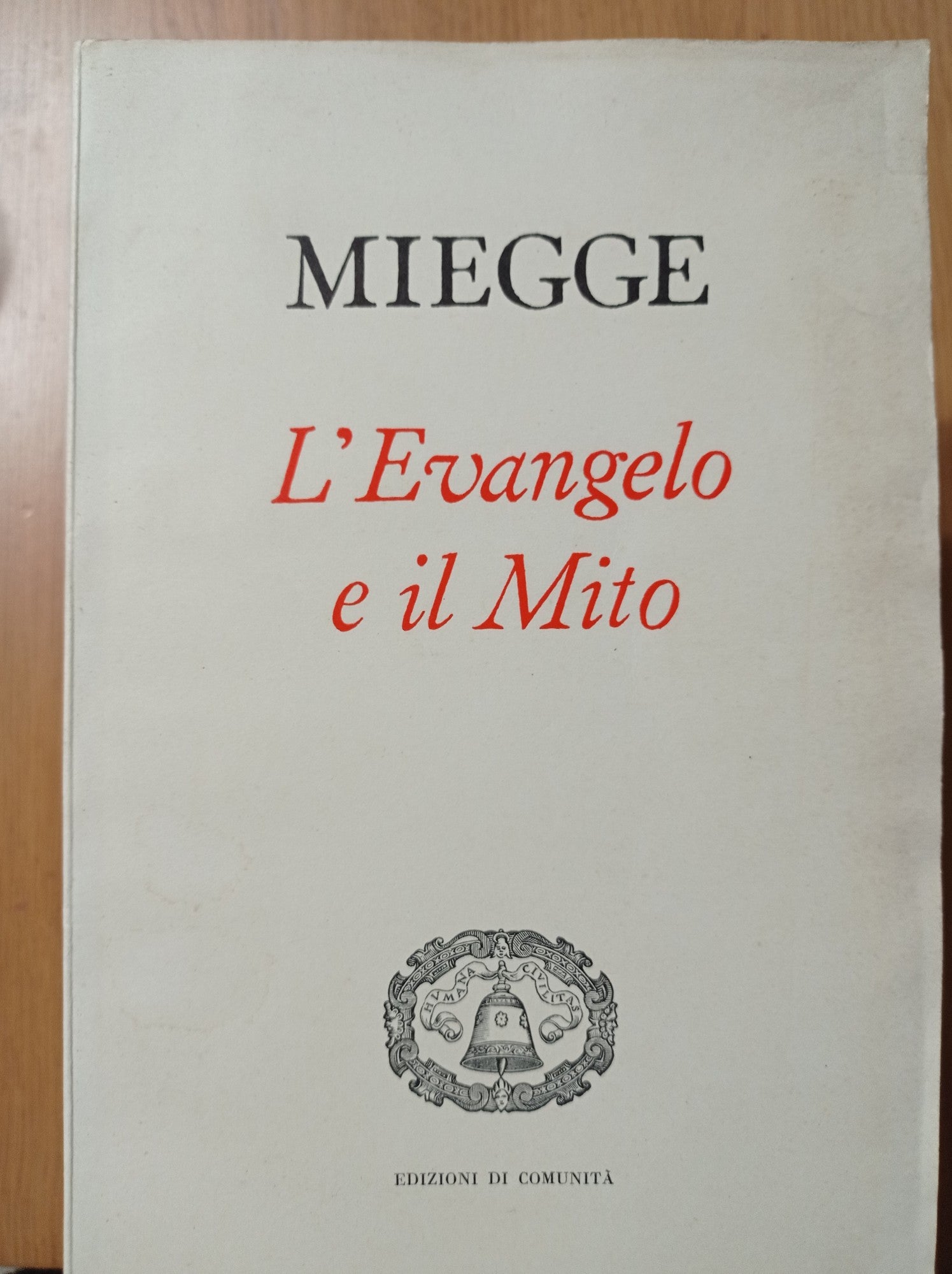 L' Evangelo e il Mito - copertina