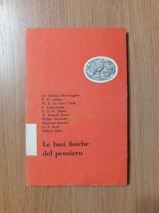 Le basi fisiche del pensiero - copertina