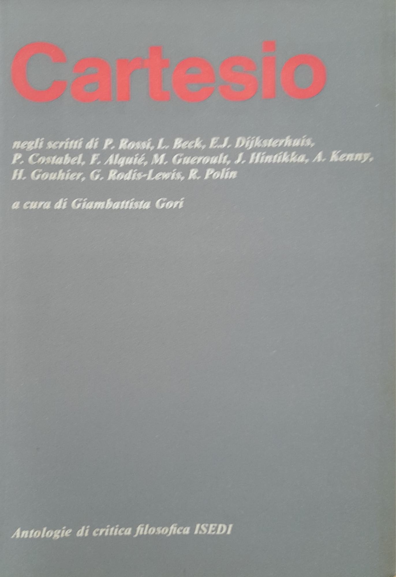 Cartesio - copertina