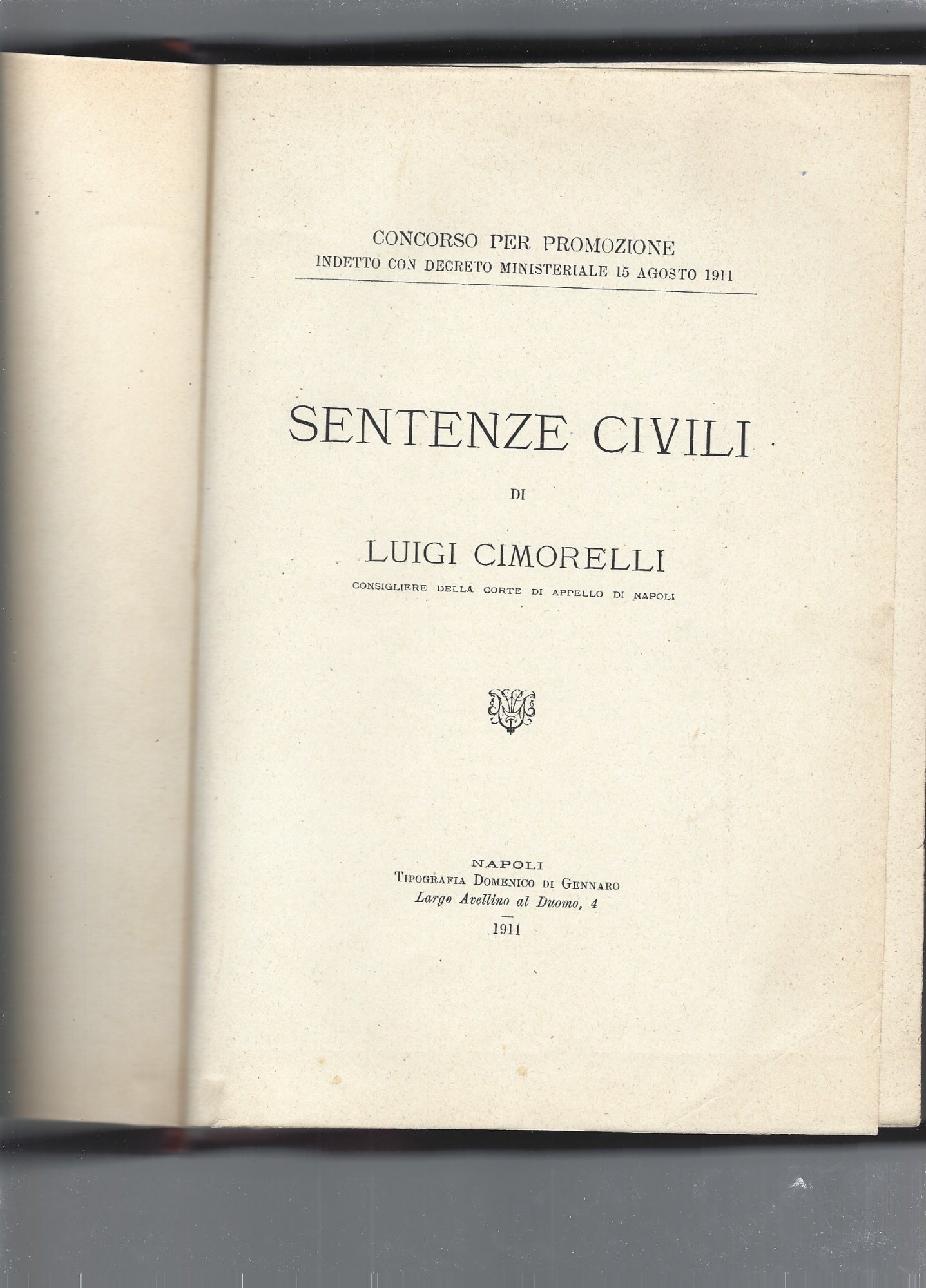 Sentenze civili - copertina