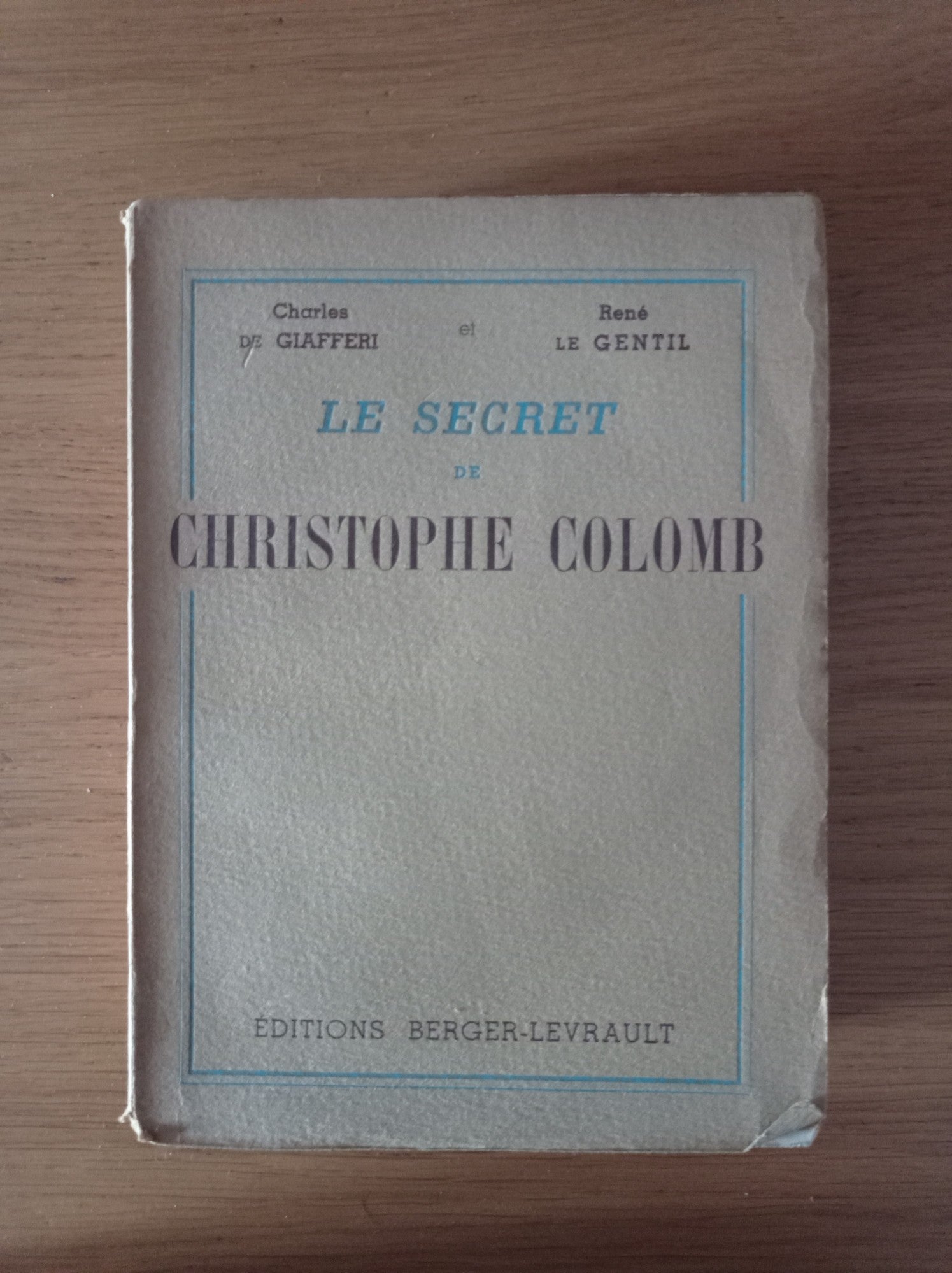 Le secret de Christophe Colomb - copertina