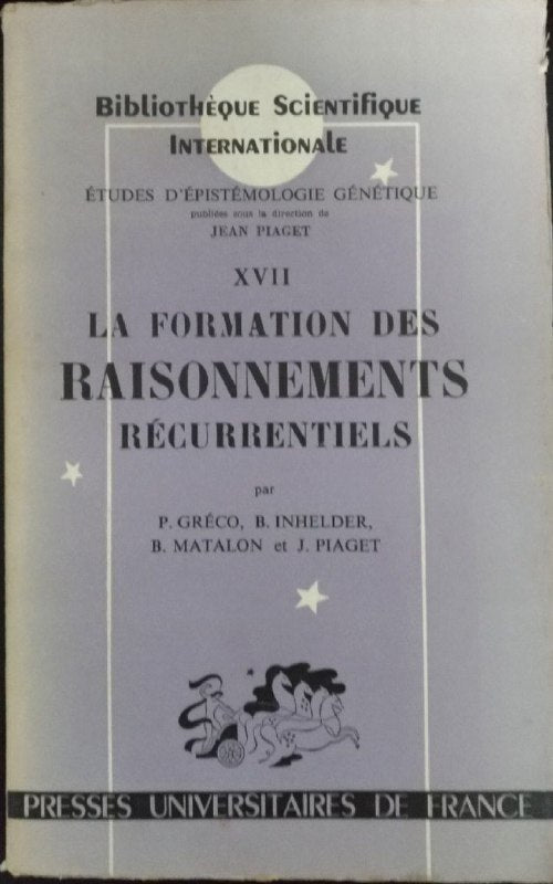 La formation des raisonnements récurrentiels - copertina
