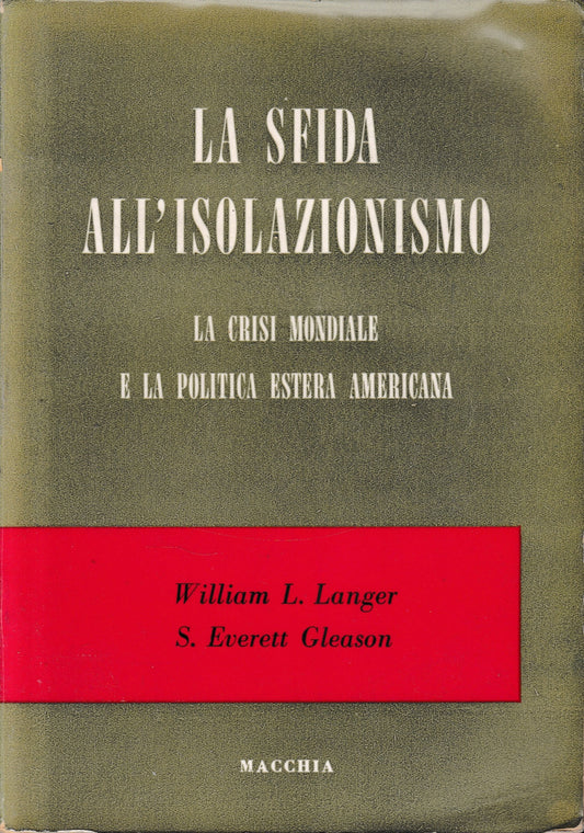La sfida all'isolazionismo - copertina