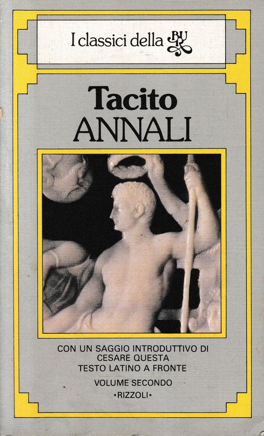 Annali, vol. II°. Testo Latino a fronte - copertina