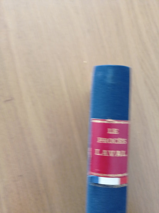 Le proces LAVAL compte rendu stenographique - copertina