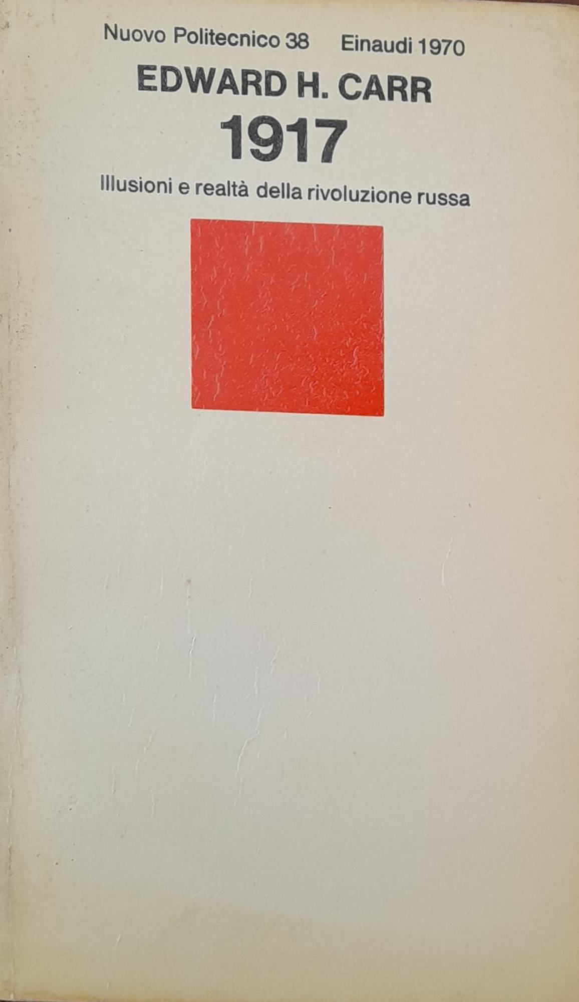 1917. Illusioni e realtà della rivoluzione russa - copertina