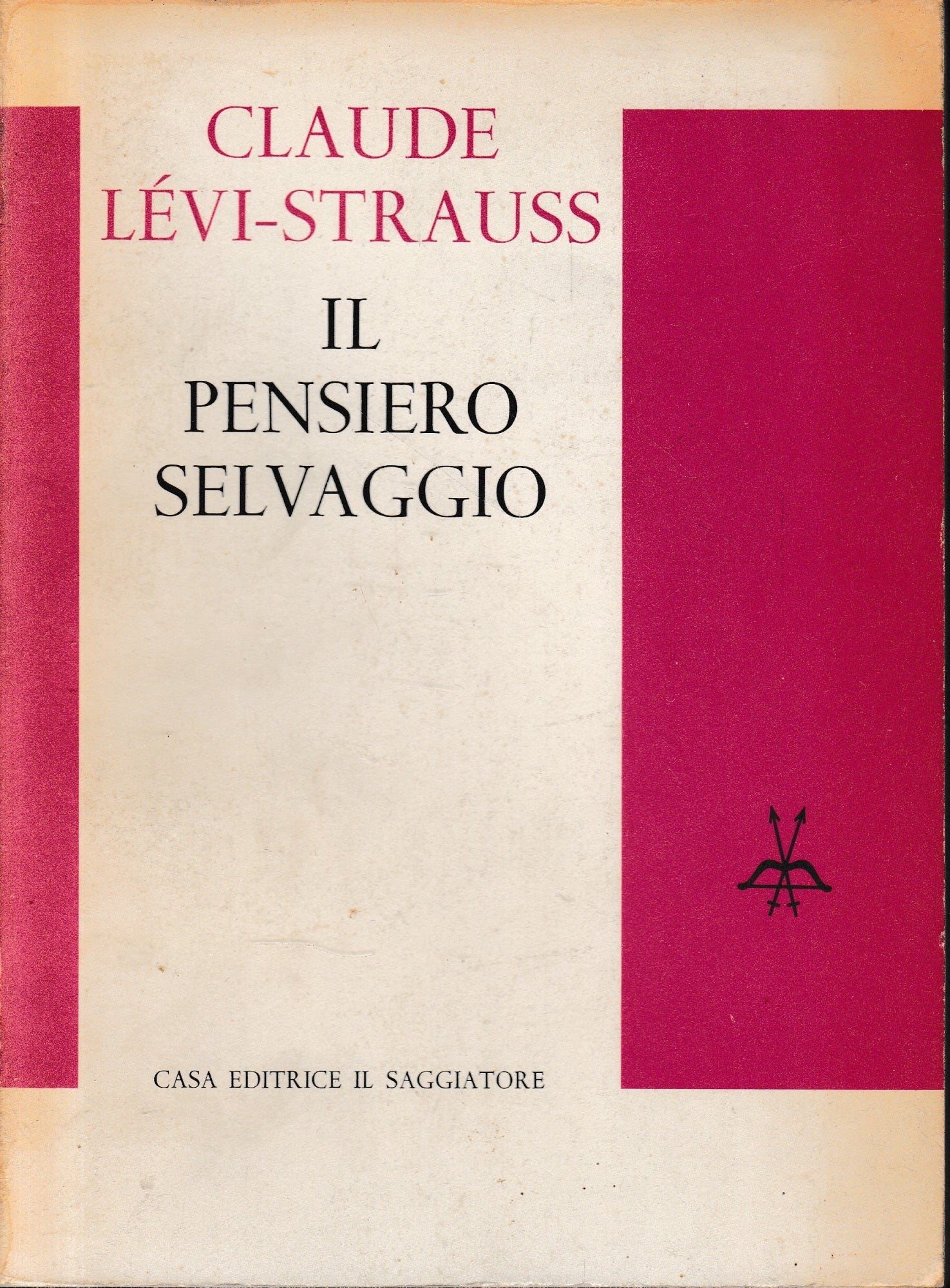 Il pensiero selvaggio - copertina