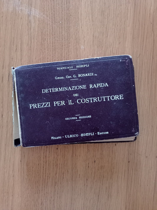 Determinazione rapida dei prezzi per il costruttore - copertina
