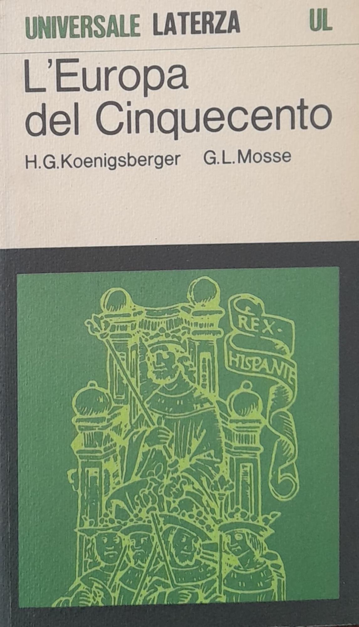 L'Europa del Cinquecento - copertina