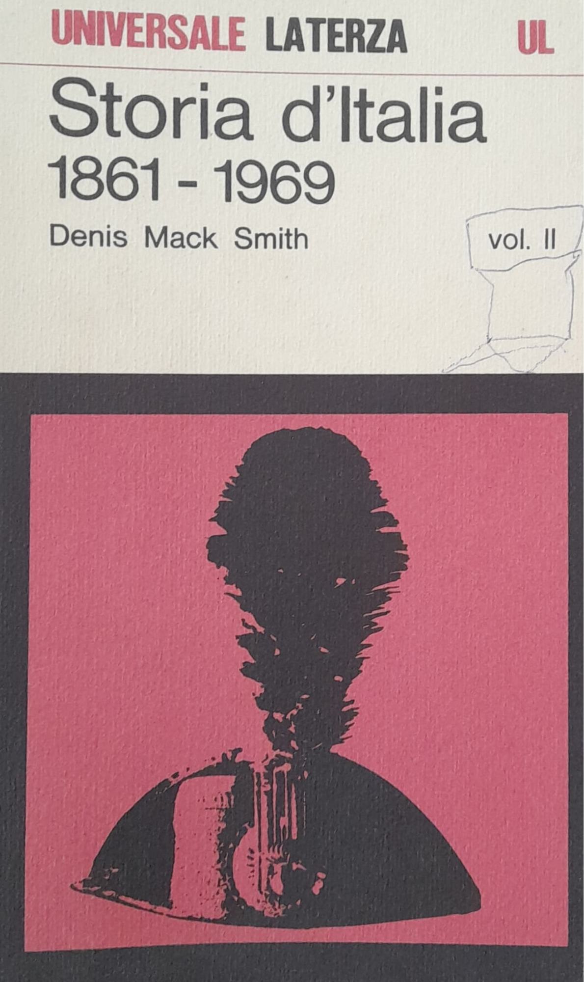 Storia d'Italia 1861-1969 (vol. II) - copertina